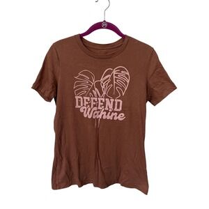 Defend Wahine T-shirt Small Mauve Defend Hawaii